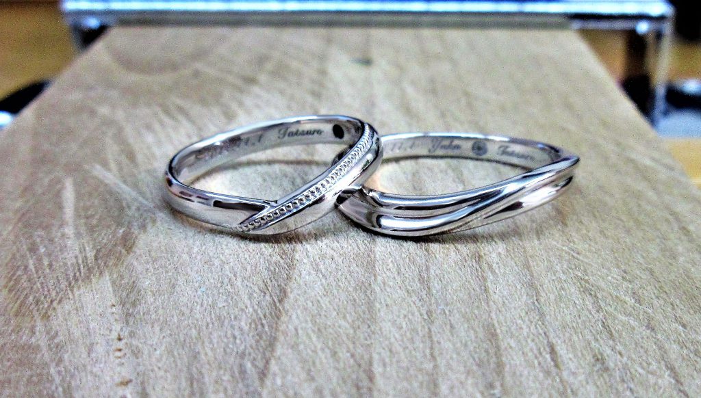手作り指輪完成