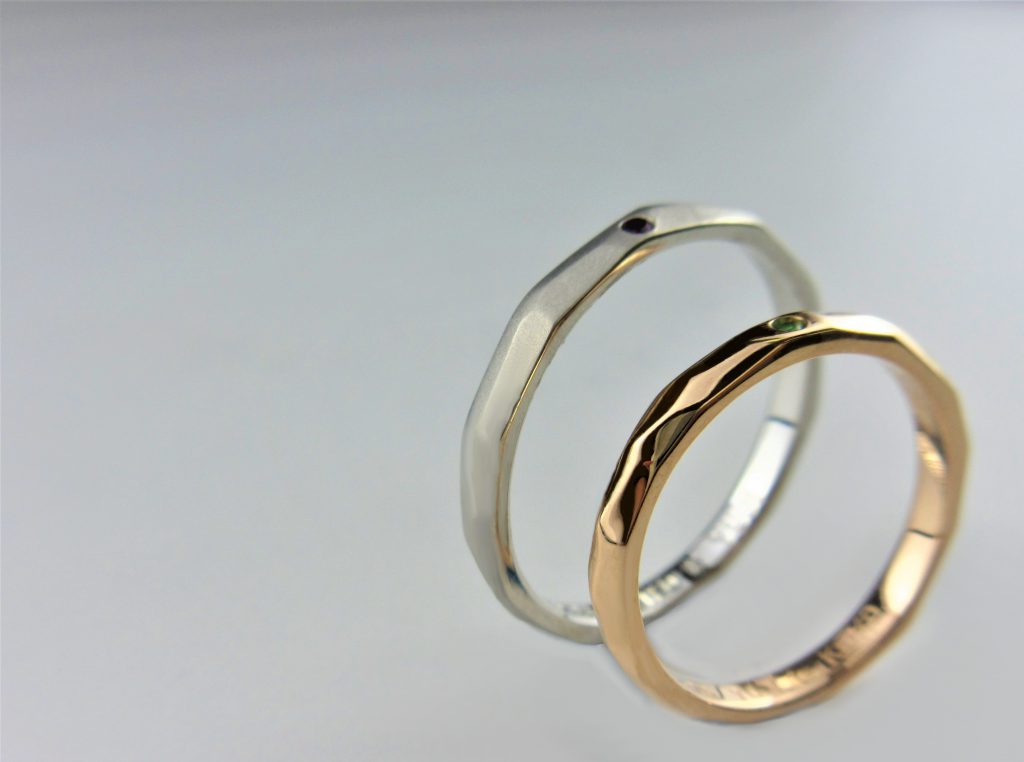 お洒落な結婚指輪