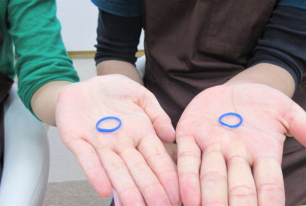 完成品を手に乗せて記念撮影☆