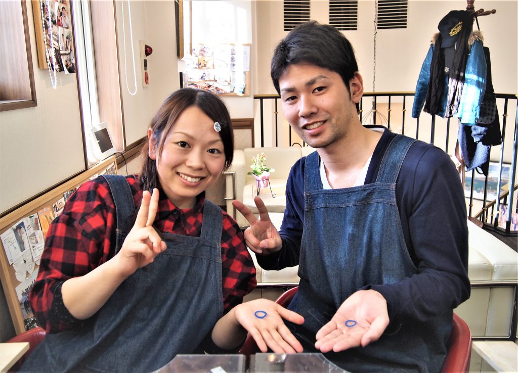 達成感でいっぱいの笑顔