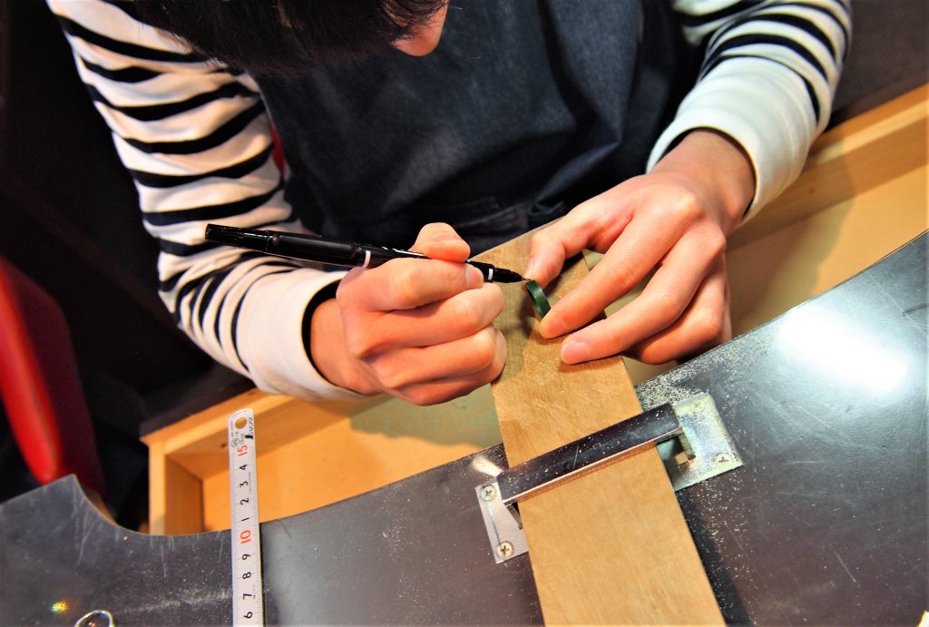 ラインの下書き