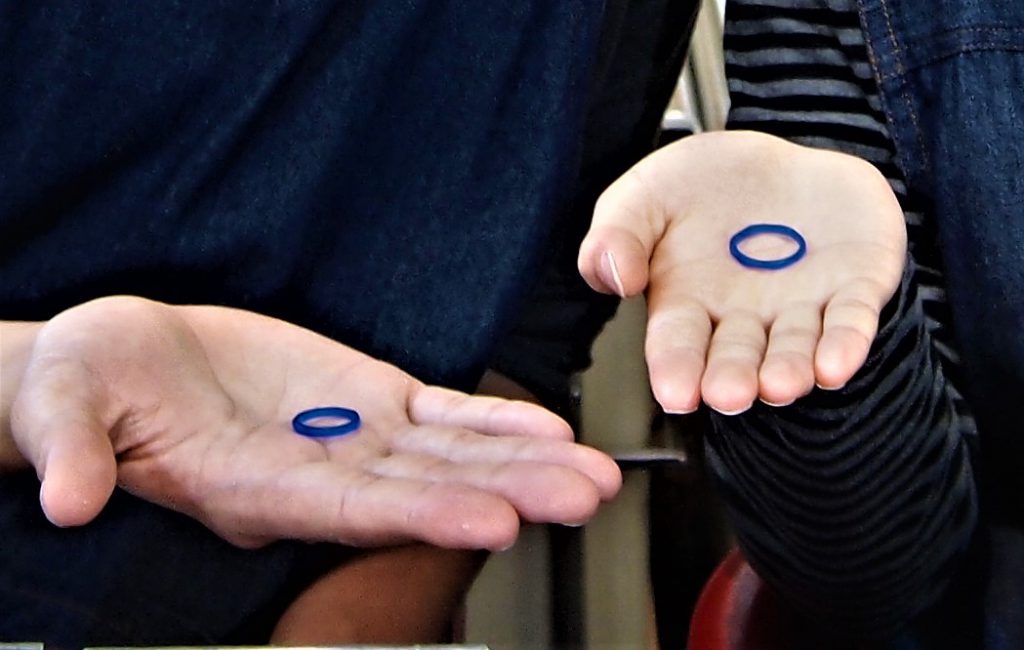 思いを込めて作った指輪の原型