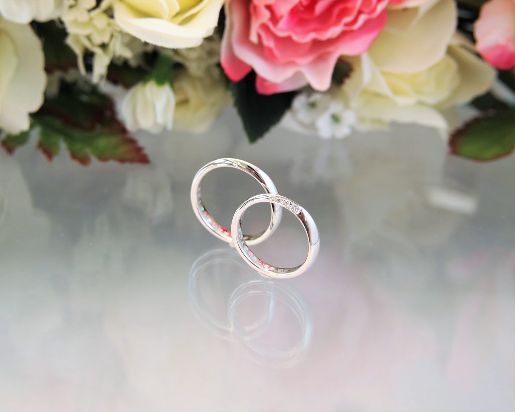 オリジナルの結婚指輪が完成