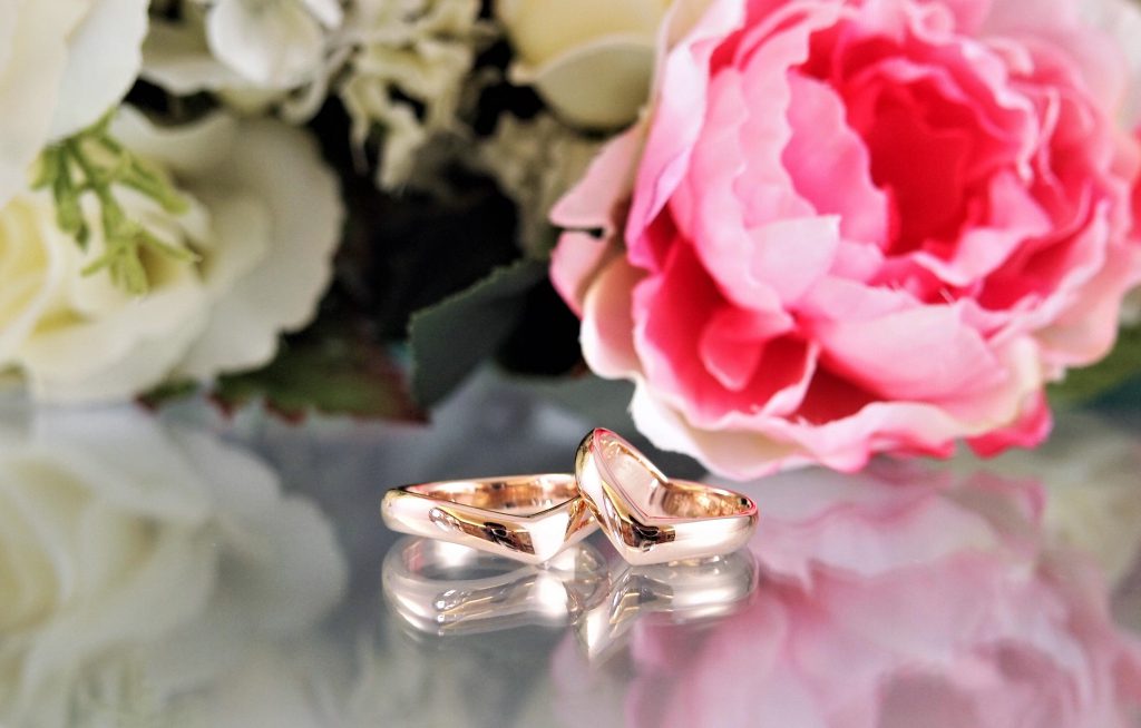 爽やかなピンクゴールド