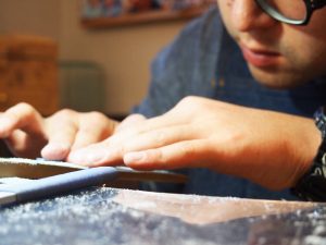 自分達で手作りした結婚指輪