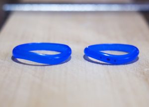 手作りした結婚指輪の原型ワックス