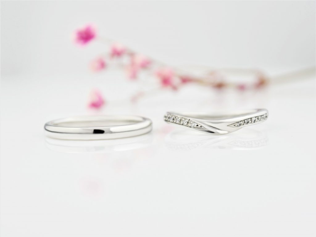 二人で作製した結婚指輪