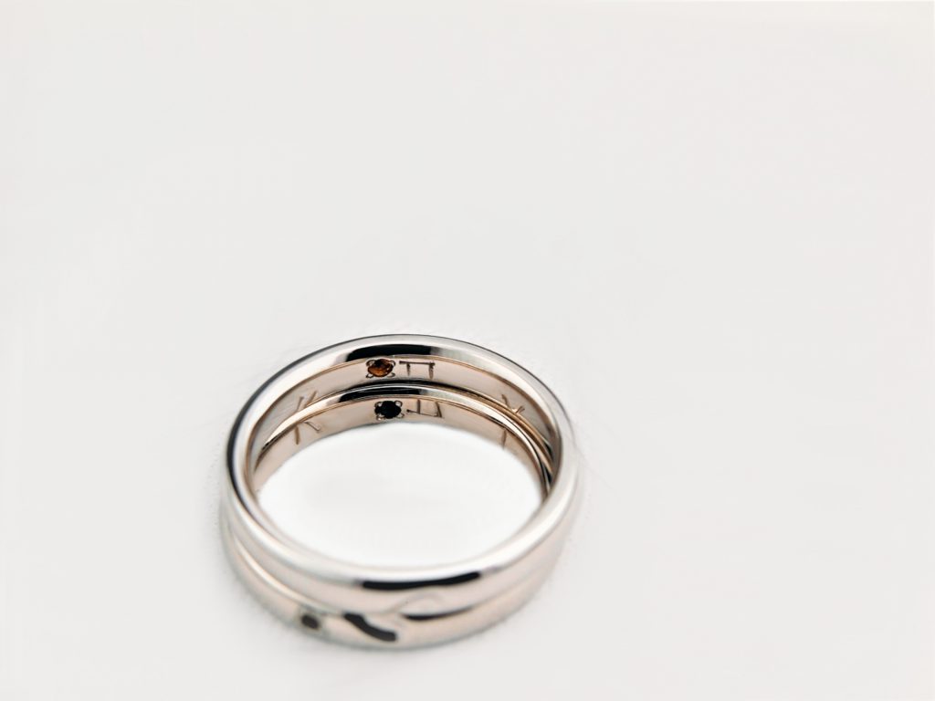 イニシャルと音符 イニシャルと音符