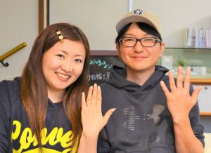 楽しかった手作り結婚指輪制作