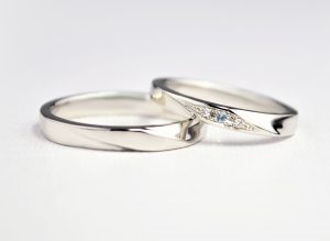 ダイヤとアクアマリン