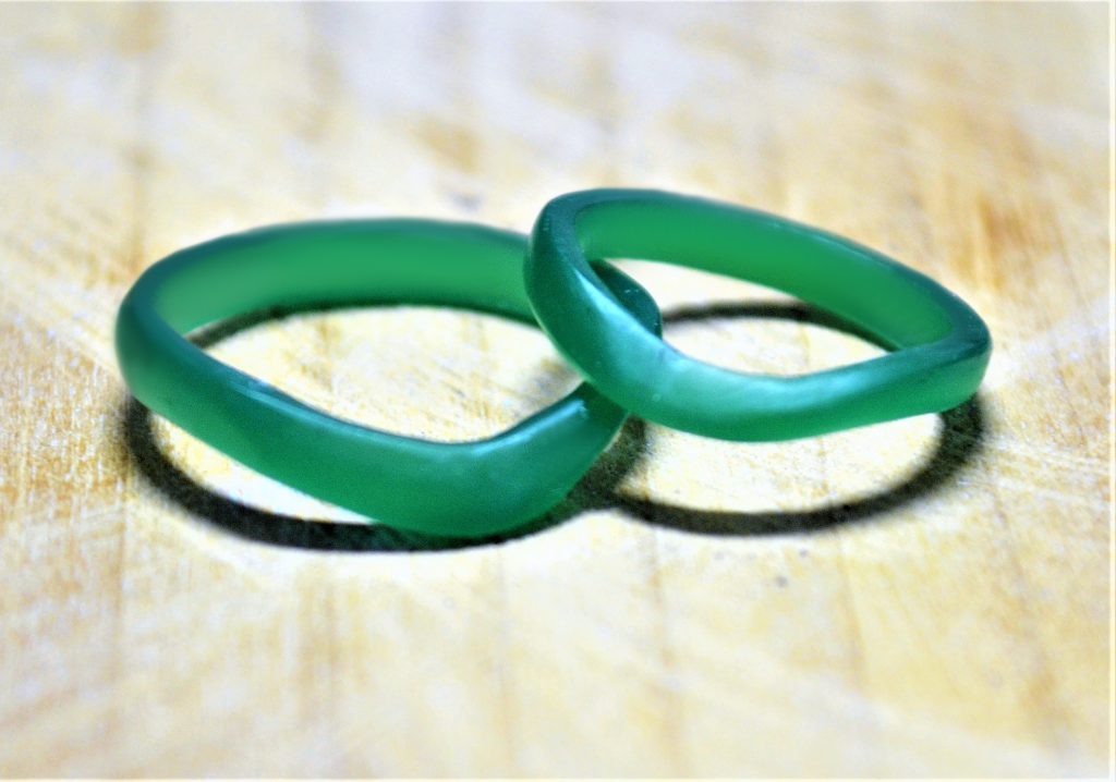 手作りした指輪の原型