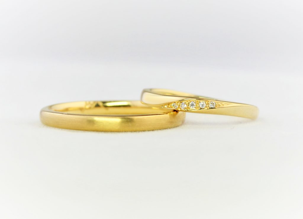 イエローゴールドの素材 イエローゴールドの素材