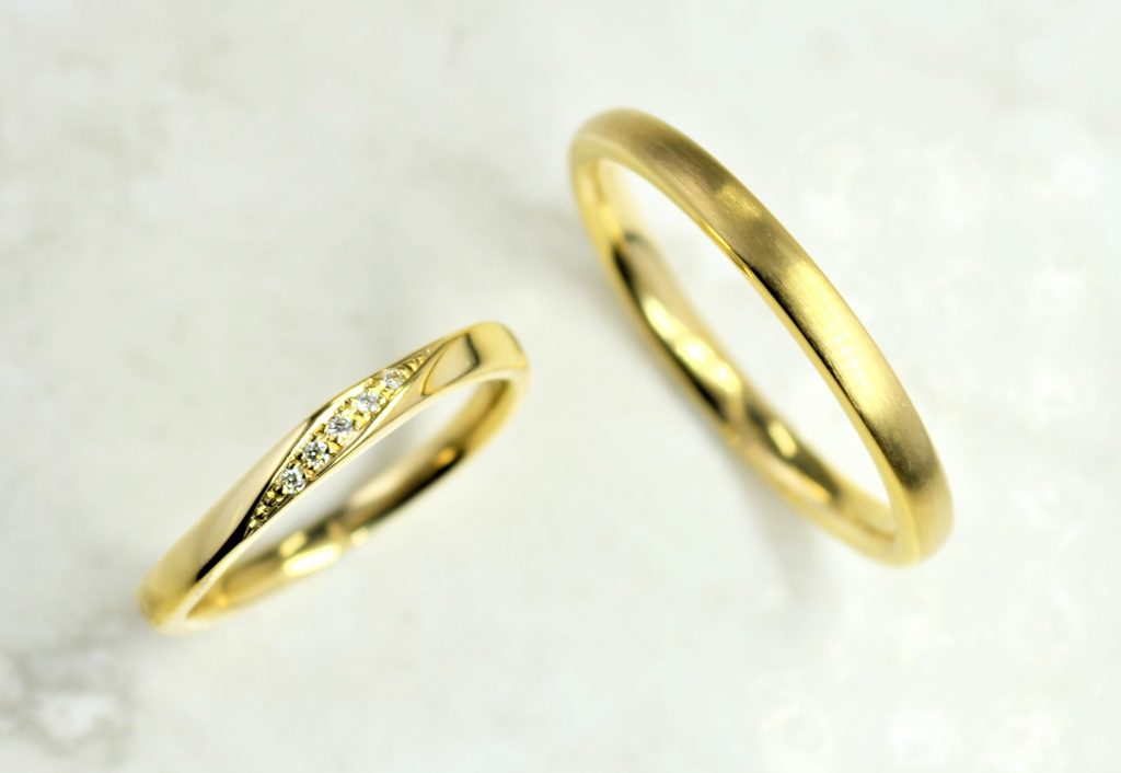 綺麗&モダンな結婚指輪 綺麗&モダンな結婚指輪