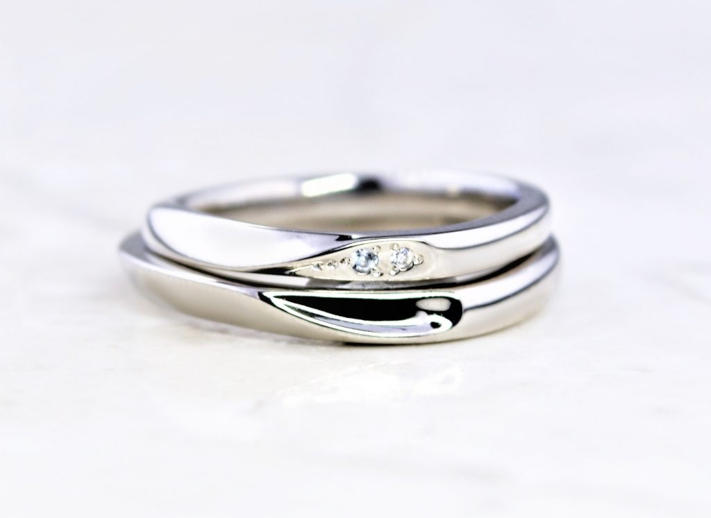出来上がった結婚指輪 出来上がった結婚指輪