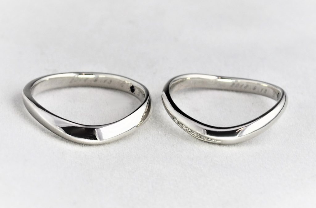 一生懸命作った結婚指輪