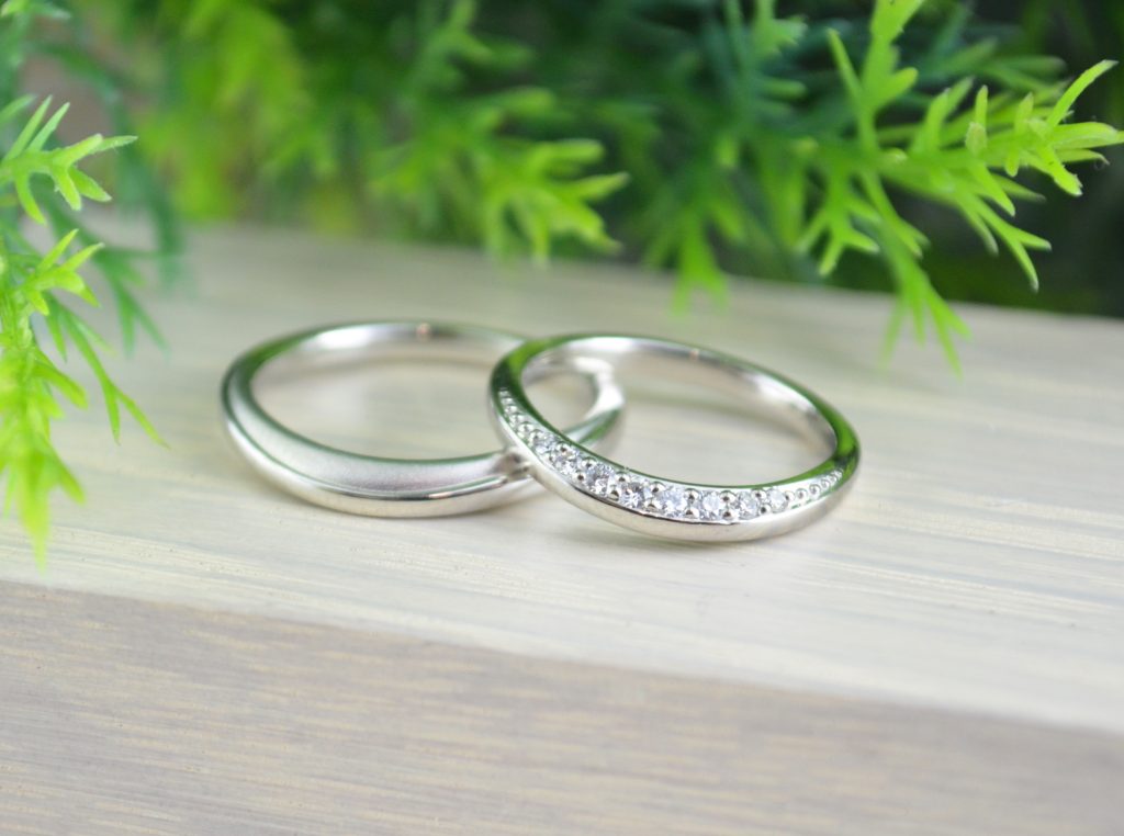 プラチナ素材の指輪 プラチナ素材の指輪