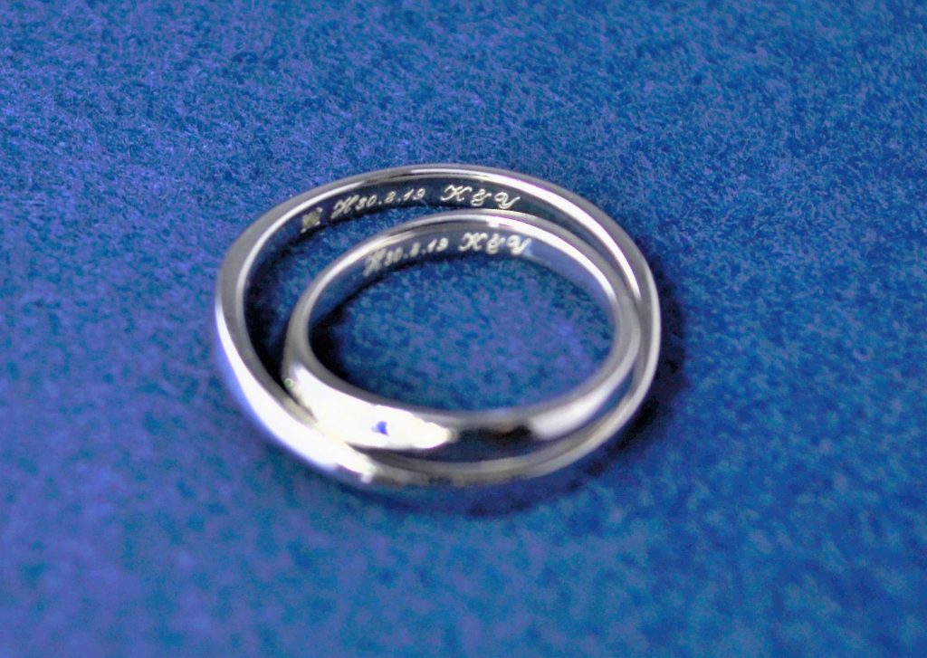 ふたりお揃いの刻印