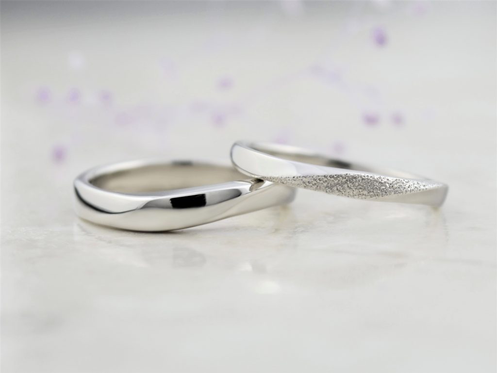 出来上がった結婚指輪