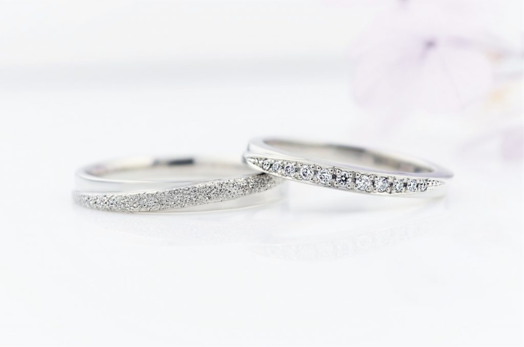 同じナナメラインに好みの輝きを入れて