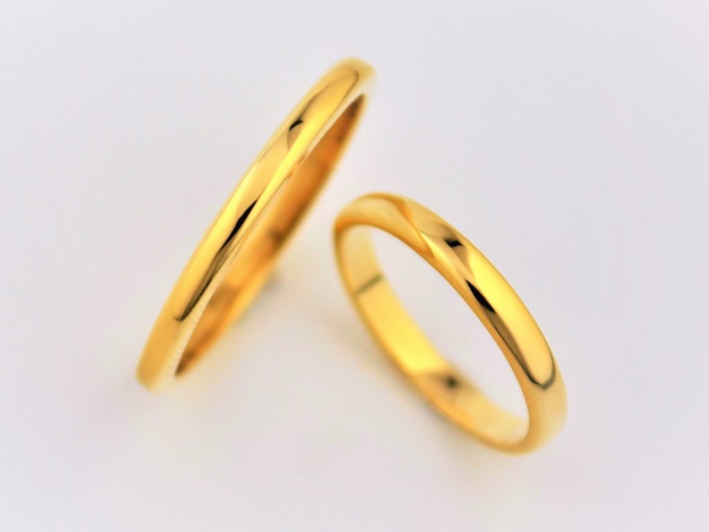 素材、厚み、幅にこだわったオリジナルリング